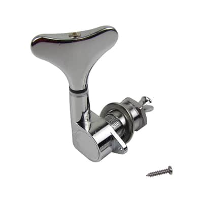 Musiclily 2+2 Set Bass Sealed String Tuning Pegs Keys Machines Heads Tuners,Chrome image 5