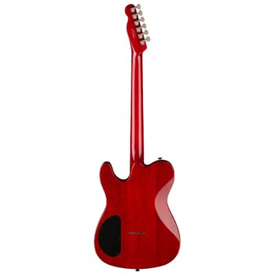 Used Fender Custom Telecaster FMT HH Crimson Red Trans w/ Laurel FB image 8