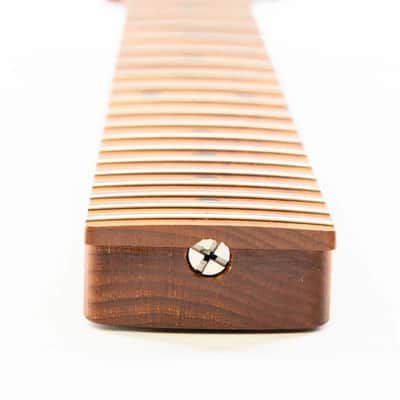 Allparts Select Tribute Series "1984" Replacement Strat Neck AAA+ Roasted Flame Maple - Licensed by Fender image 6