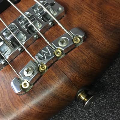 1999 Warwick Corvette Standard Left Hand Bass Guitar Natural Oil Finish Lefty Made In Germany image 8