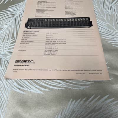 RARE! Vintage 1970's Biamp Original Sound Equipment Product Sheets & Price List image 4