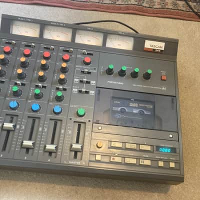 TASCAM 244 Portastudio 4-Track Cassette Recorder 1980s - Brown image 4