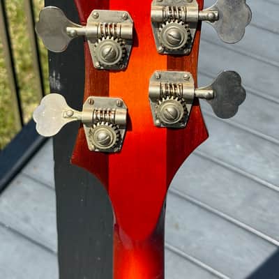 Rickenbacker 4001 "Mono" Bass 1968 - a dead mint Fireglo example w/an original Bill of Sale ! image 8