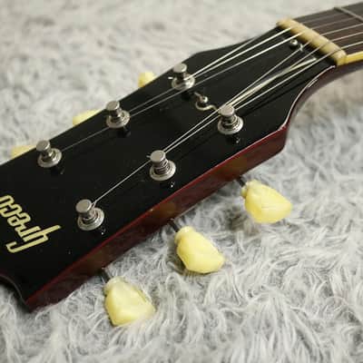 1990 made Greco EG-550 LP Standard   Old Cherry SB Bolt on Neck/Screamin Pickup Fujigen Factory Made in Japan image 13