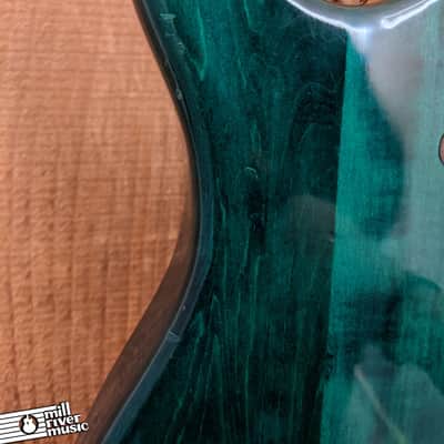 Jay Turser P/J Passive Electric Bass Aqua Used image 11
