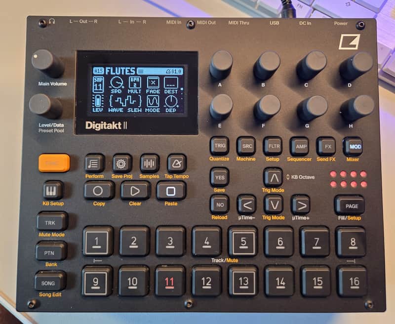 Elektron Digitakt II – Excellent Condition – Power Supply Included – Fast Shipping image 1