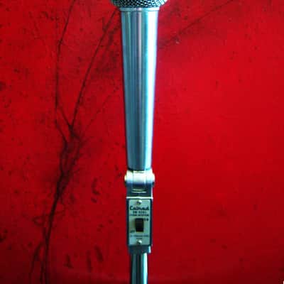 Vintage 1960's Calrad DM63 dynamic omni-directional microphone Dual Z / Hi Z harp mic w cable Olson Lafayette image 4