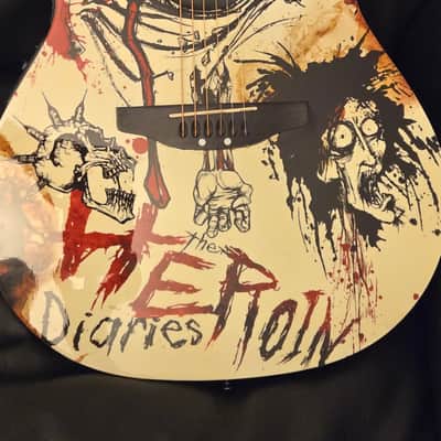 Ovation NS28-HD Nikki Sixx 2000s - Heroin Diaries Graphic image 11