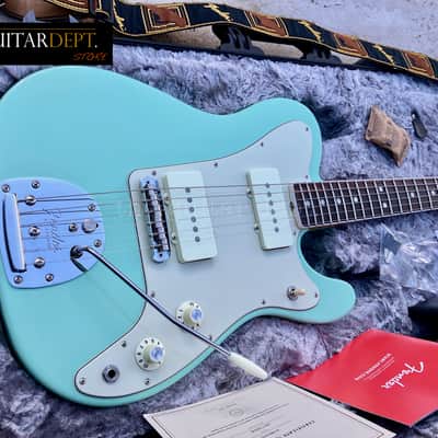 ✭PRISTINE!✭2018 Fender American JAZZ TELE ✭ Parallel Universe ✭ SURF GREEN ✭ Jazzmaster ✭ COA ✭ OHSC image 4