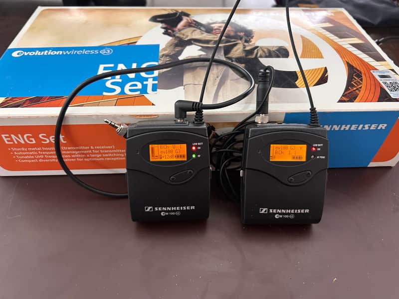 Sennheiser EW 100-ENG G3 - A Band 516-558MHz 2010s - Black image 1