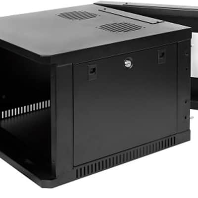 STRONG 6U WALL MOUNT RACK SYSTEM SR-WMS-6U - Black image 3