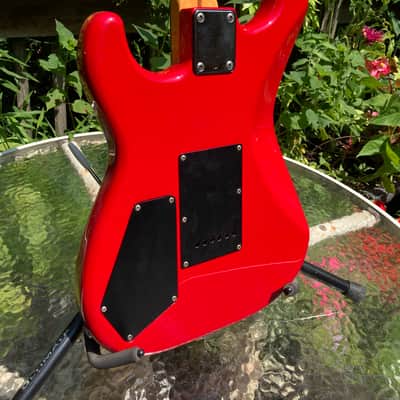 Vintage 1986 Squier by Fender Contemporary Stratocaster Made in Japan Torino Red image 11