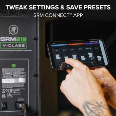 Mackie SRM V-Class Series, 15-Inch 2000W High-Performance Loudspeaker, Powered - Black (SRM215 V-Class) image 9