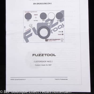 Guitarsystems FuzzTool Custom Shop MKII.I  2021 s/n 20210612#2 custom made for BEP in Holland image 11