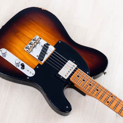 2024 Fender Custom Shop Limited Edition 1954 HS Telecaster Relic Sunburst w/ Seth Lover SH-55 & Josephina Red Hot image 7