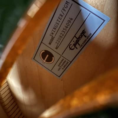 Epiphone Emperor Swingster Forest Green Metallic Goldhardware image 5