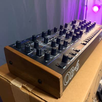 Dave Smith Instruments OB-6 Desktop 6-Voice Polyphonic Synthesizer 2017 - Present - Black image 4