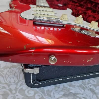 Fender Custom Shop '65 Stratocaster Heavy Relic Candy Apple Red Danish Pete image 7