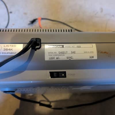 TASCAM Portastudio 488 8-Track Cassette Recorder 1990s - Gray image 3