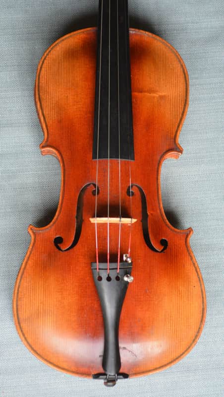 Vintage Bohemian Full Size Violin Branded Stainer image 1