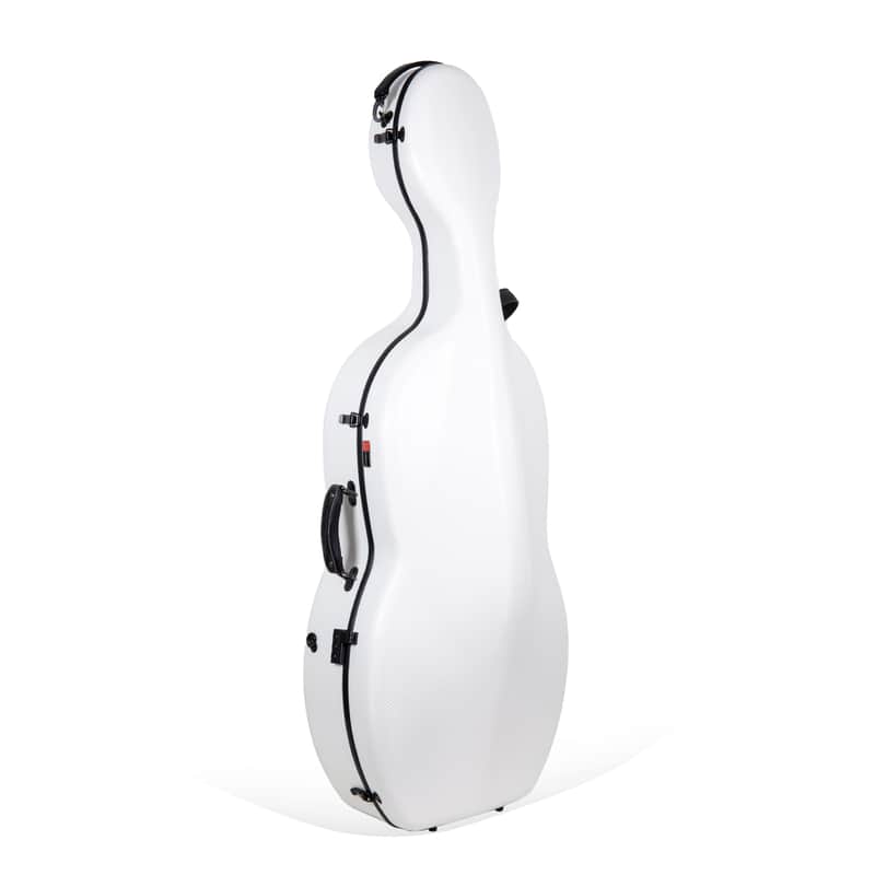 Crossrock 4/4 Cello Case, Carbon Fiber Composite with Wheels , Lightweight Flight Case image 1