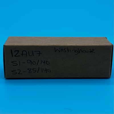 1950s Westinghouse 12AU7 ECC82 Vintage Black Plate D Getter Tube! T336 image 5