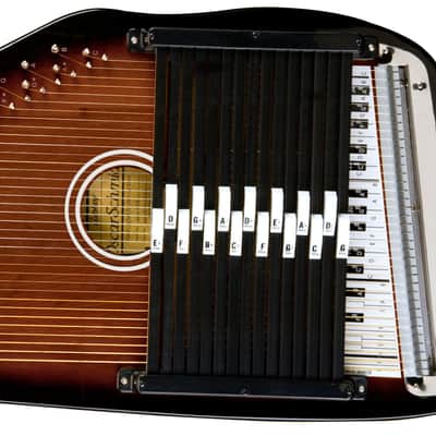 Oscar Schmidt OS15B 15-Chords Autoharp - Sunburst Gloss Finish image 3