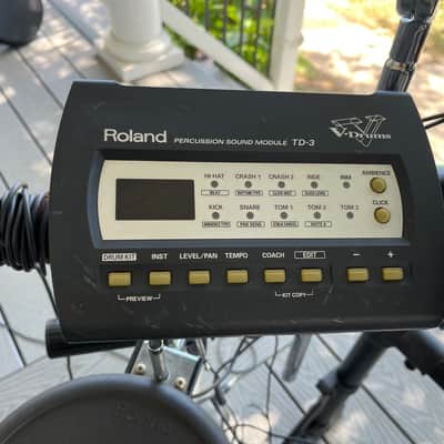 Roland Roland TD-3 V-Drums Percussion Sound Module w/ Cables Power Supply & Mount image 2