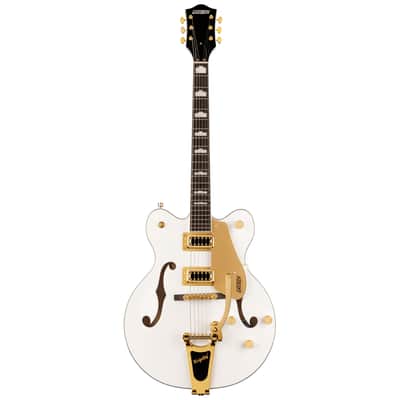 Gretsch G5422TG Electromatic Hollow Body Double-Cut with Bigsby/Gold Hardware, Snowcrest White image 3