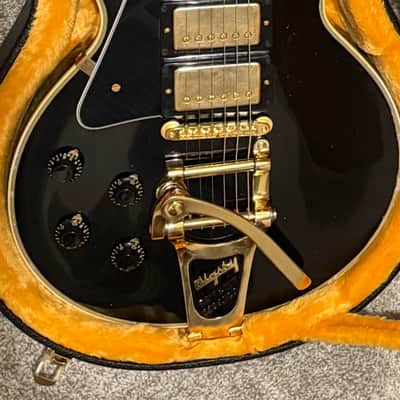 RARE Left-Handed Gibson Murphy Lab M2M ’57 Les Paul Custom Bigsby | Frampton Wiring image 1