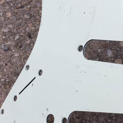Lefty Vintage Fender 1962 Reissue Mint Green Strat Guitar Pickguard 3-ply Aged Relic image 12