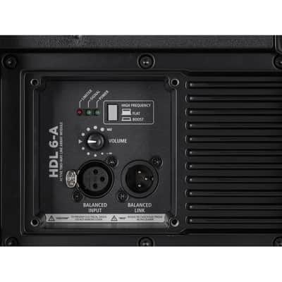 RCF HDL 6-A 1400W Dual 6" Active Line Array Module (Black) image 7