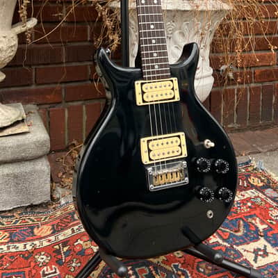 Vintage 1980’s Washburn SB-5 “Raven” 6 String Electric Guitar~MIJ~ Fresh Pro Setup image 1