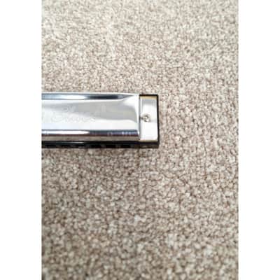 JHS The Blues Harmonica Key A - Like New w/ Hard Case image 3
