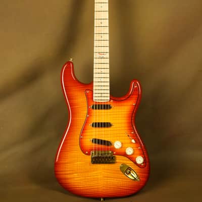 2008 Fender Masterbuilt Yuriy Shishkov Russian Stratocaster Flamed Maple image 3