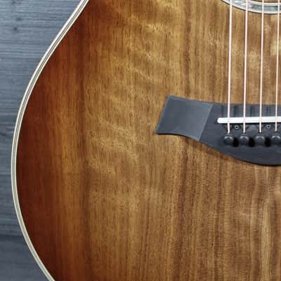 Taylor Custom Grand Auditorium Figured Walnut Acoustic-Electric Guitar | Shaded Edgeburst | ES2 Electronics image 19