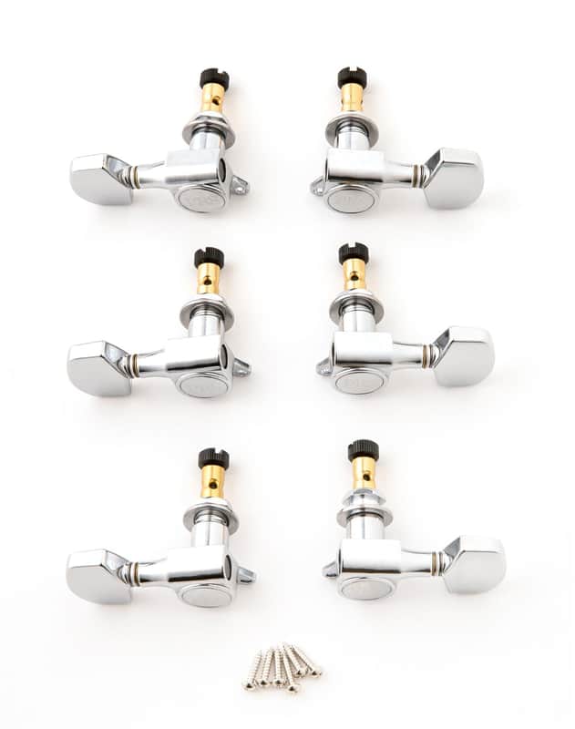 PRS SE Locking Tuners, Set of Six, Chrome image 1