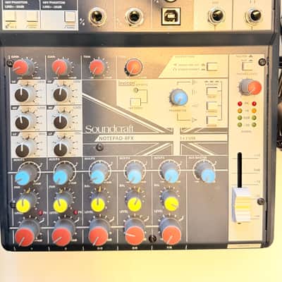 Soundcraft Notepad-8FX 8-Channel Analog Mixer with USB I/O 2010s - Blue image 1