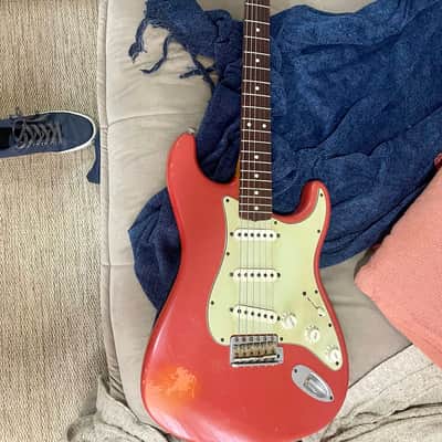 Fender Custom Shop 1960 Stratocaster Time Machine Series Relic 2006 - Fiesta Red with w/OHSC image 9