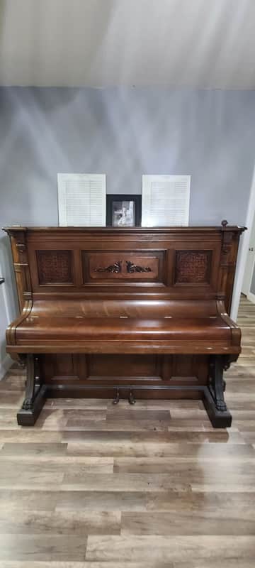 WM KNABE & CO 1885 vertical Piano 1885 - Brown image 1