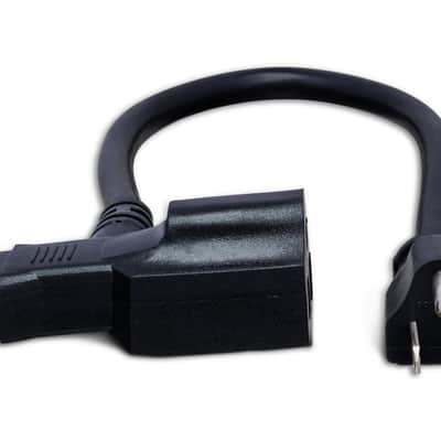 Immagine Hosa Power Cord, Piggyback IEC C13 To NEMA 5-15P - 1ft - 4