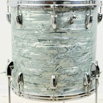Slingerland 20/12/14/5x14" Radio King Early 60's 5n Modern Jazz Outfit - Sky Blue Pearl image 23