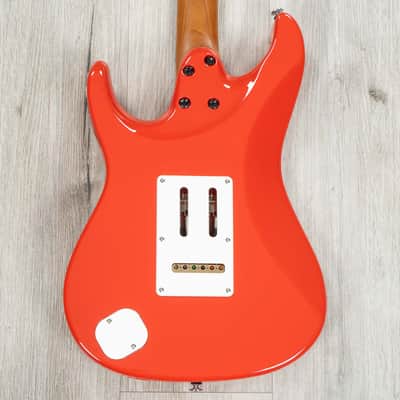 Ibanez AZ2204NW AZ Prestige Guitar, Rosewood Fretboard, Vermillion Red image 4