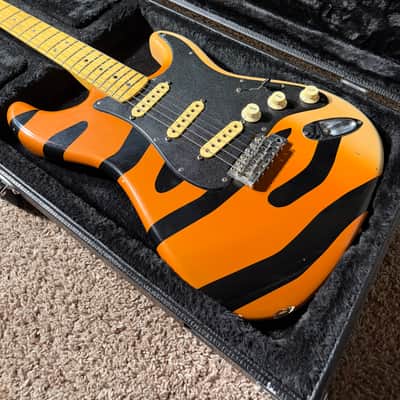 Fender 1979 Stratocaster with Maple Fretboard - Refinished Tiger image 13