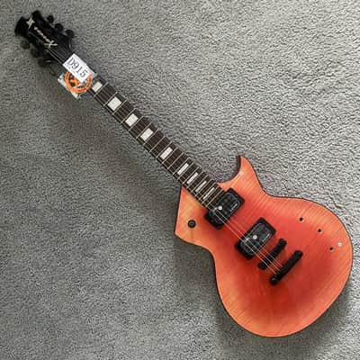 Xavier Transparent Red Single Cut Electric Guitar, Mahogany Body, Maple Neck, Rosewood Fingerboard image 2