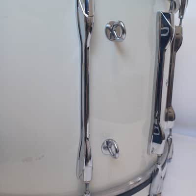 Yamaha 14x22"MB822U JP-x Field Corps Bass Drum 12Lug White Wrap Japan Vintage80s image 6