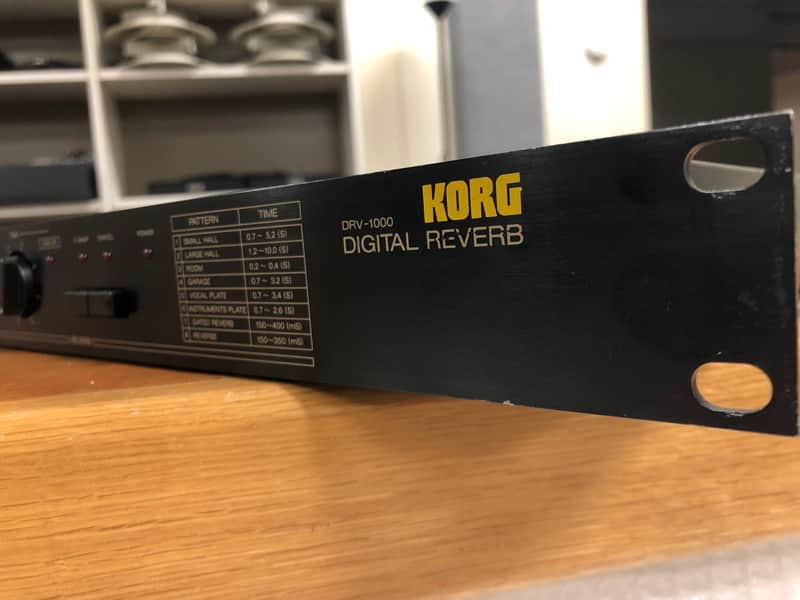 Korg DRV-1000 Digital Reverb lo-fi 80s reverb image 1