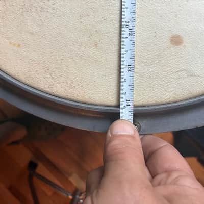 Vintage snare drum. 3.5x14.25 1900s - Mahogany image 15