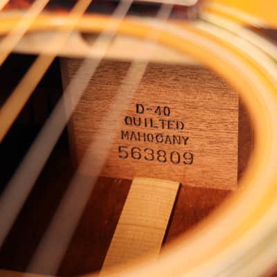 1995 C.F. Martin D40 FMG Limited Edition - RARE image 7