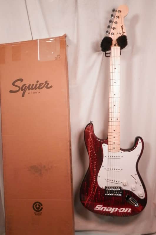 Squier by Fender Stratocaster Snap-On Tools Limited Edition Graphic Snap On electric guitar image 1
